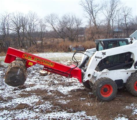 used log splitter for skid steer|bobcat log splitter for sale.